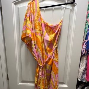 Show Me Your Mumu one shoulder dress